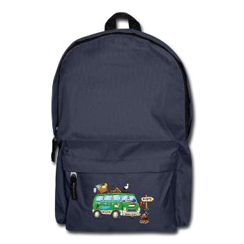 Ungarn Camper Wohnmobil - Rucksack - Navy - Vorne