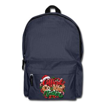 Offizielles Kekstester-Weihnachten - Rucksack - Navy - Vorne