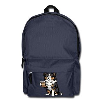 Australian Shepherd Aussie Aussiebesitzer Aussies - Rucksack - Navy - Vorne