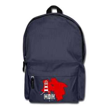 Moin Niedersachsen Leuchtturm - Rucksack - Navy - Vorne