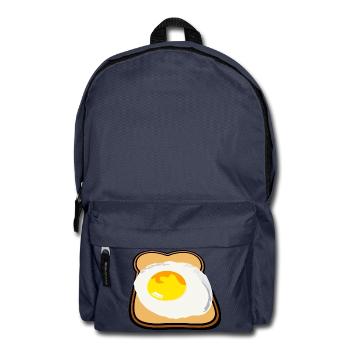 Spiegelei Toast - Rucksack - Navy - Vorne