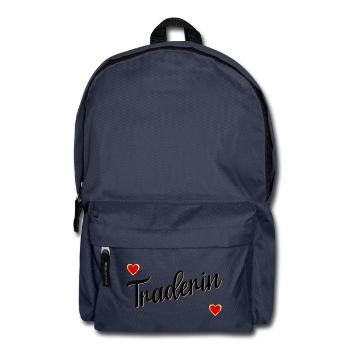 Börse Traderin - Rucksack - Navy - Vorne