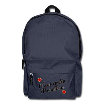 Erster Marathon, Laufen - Rucksack - Navy - Vorne