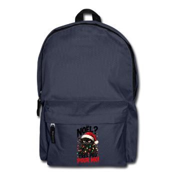 Black Cat Christmas: Sehr wenig für mich - Rucksack - Navy - Vorne