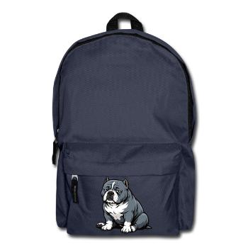 American Bully Bully Pit Bullys Bullybesitzer - Rucksack - Navy - Vorne