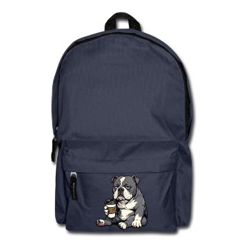 American Bully Bully Pit Bullys Bullybesitzer  - Rucksack - Navy - Vorne