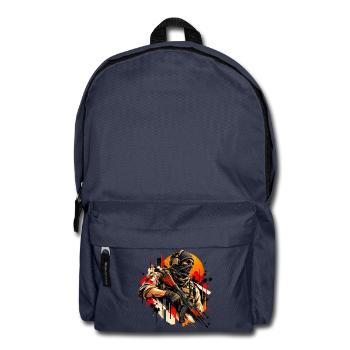 Taktischer Soldat - Geschenk für Gamer Motiv  - Rucksack - Navy - Vorne