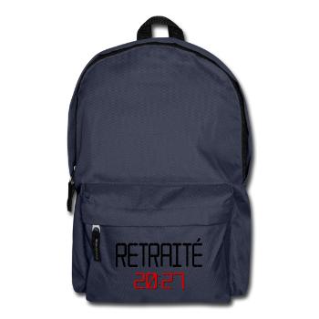 Pensionierter Opa 2027 - Rucksack - Navy - Vorne