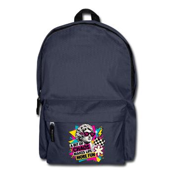Ein bisschen Chaos - Rucksack - Navy - Vorne