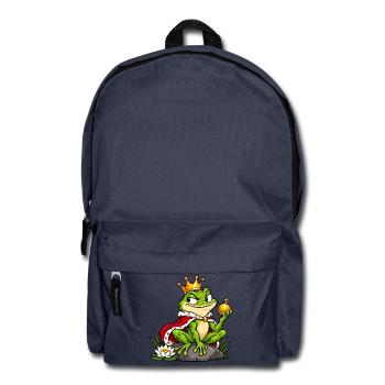 Schelmischer Froschkönig - Rucksack - Navy - Vorne