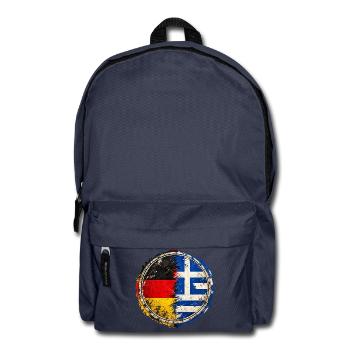 Deutschland Griechenland – Zwei Heimaten - Rucksack - Navy - Vorne