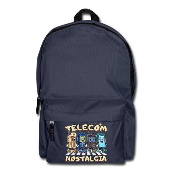 Telekommunikations-Nostalgie-Abteistraße - Rucksack - Navy - Vorne