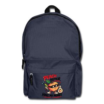 Peach Better Have My Money – Gangster Pfirsich - Rucksack - Navy - Vorne