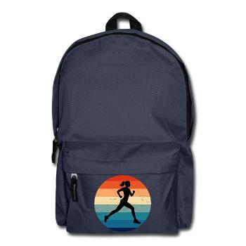 Geschenkidee für eine Running mit Running - Rucksack - Navy - Vorne