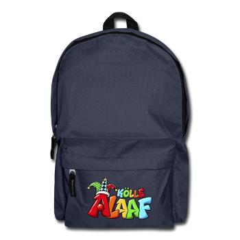 Kölle Alaaf – Buntes Comic Karneval Design mit Nar - Rucksack - Navy - Vorne