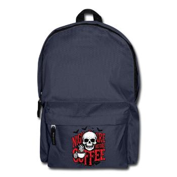 Albtraum vor dem Kaffee - Rucksack - Navy - Vorne