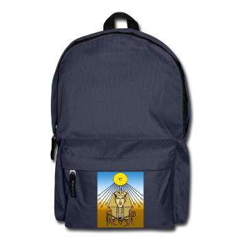 Sonnenpharaön Strahlenkreis - Rucksack - Navy - Vorne