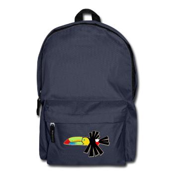 Schrulliger Kielschnabel-Tukan - Rucksack - Navy - Vorne