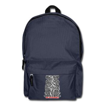 No Difference - Rucksack - Navy - Vorne
