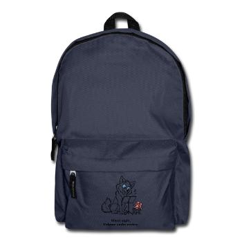 Christmas Wolf probt ein sehr lautes Lied. - Rucksack - Navy - Vorne
