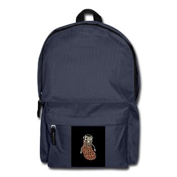 Take the Next Step – Retro Sneaker Poster - Rucksack - Navy - Vorne