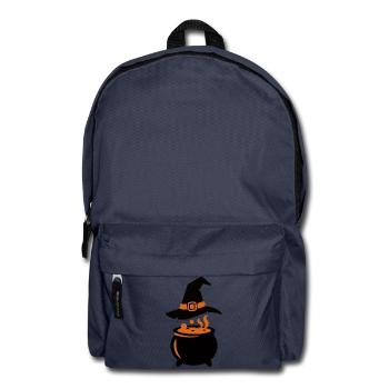 Hexenkessel Zauberhut Icon - Rucksack - Navy - Vorne