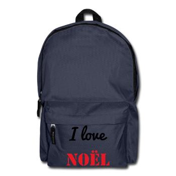 ICH LIEBE WEIHNACHTEN - Rucksack - Navy - Vorne