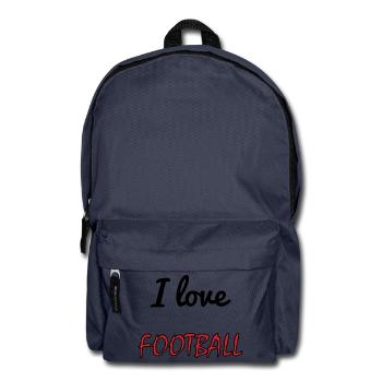 FUSSBALL. SPORT. FRANKREICH. MEISTER - Rucksack - Navy - Vorne