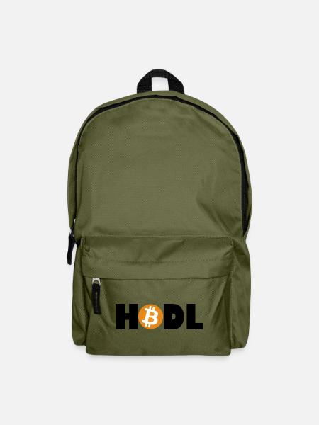 Bitcoin Revolution – Hold the Future - Rucksack - Olivgrün