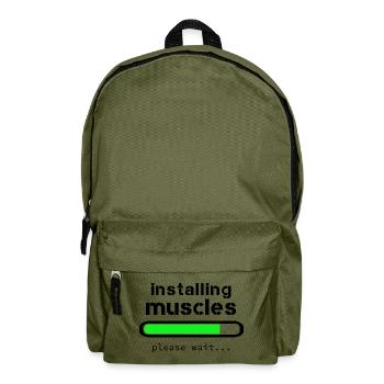 Aufbau von Muskeln - Rucksack - Olivgrün - Vorne