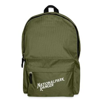 Nationalpark Ranger – Wildhüter & Naturschutz - Rucksack - Olivgrün - Vorne