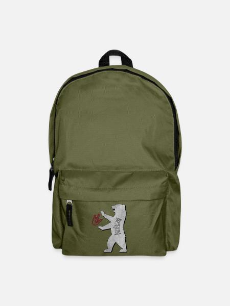 "I love you Berlin" im Graffiti Style - Rucksack - Olivgrün