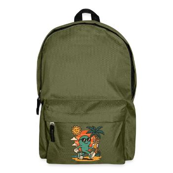 Good mood - Backpack - olive green - Front