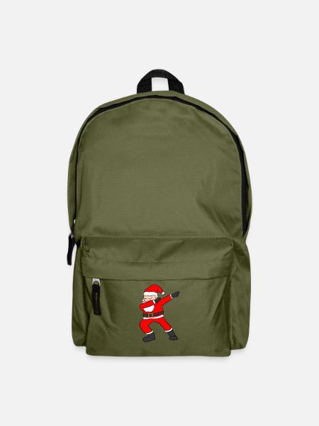 Dabbing Santa - Rucksack - Olivgrün