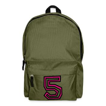 5 - Backpack - olive green - Front