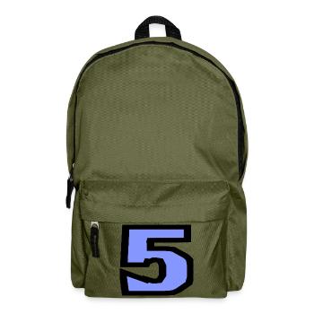 5. 5 JAHRE. 5-JÄHRIGES JUBILÄUM. 5-JÄHRIGES JUBILÄUM. 5. - Rucksack - Olivgrün - Vorne