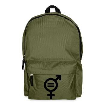 Égalité des sexes Égalité entre hommes et femmes Égalité égalité égalité - Sac à dos - vert olive - Devant