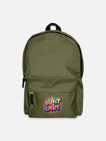 Bund und Laut - Rucksack - Olivgrün