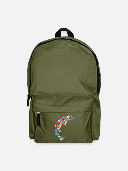 Hecht Angeln Hechtangeln Hechte Fischen Angler - Rucksack - Olivgrün