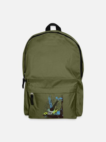 Musik - Rucksack - Olivgrün