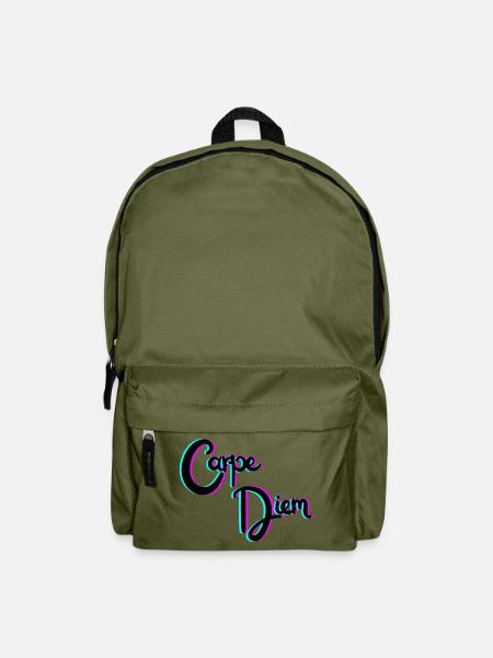Nutze den Tag - Rucksack - Olivgrün