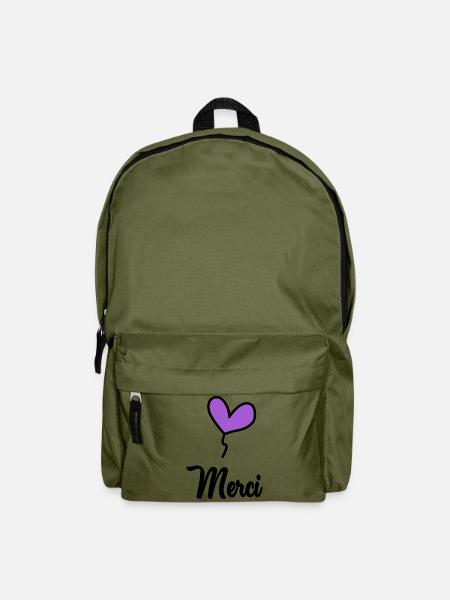 MERCI. MAÎTRESSE. MAÎTRE. MERCI MAÎTRESSE - Sac à dos - vert olive