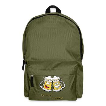 Bierkrüge - Rucksack - Olivgrün - Vorne