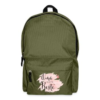 Grandma you are the best in the world - Backpack - olive green - Front