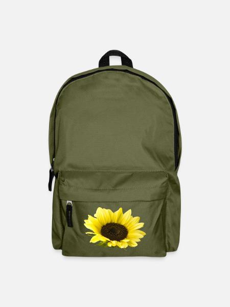 Sonnenblume - Rucksack - Olivgrün