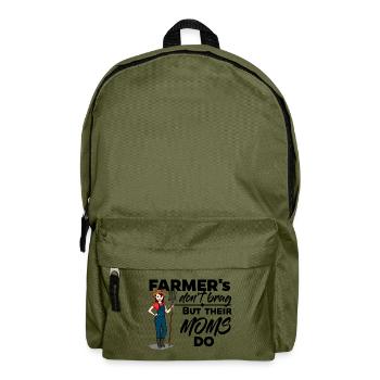 Farmers don't brag, but their Moms do - Rucksack - Olivgrün - Vorne