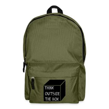 THINK OUTSIDE THE BOX - Rucksack - Olivgrün - Vorne