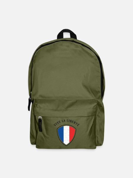 Vive La Liberté - Es Lebe die Freiheit - Rucksack - Olivgrün