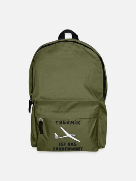 thermik ist das zauberwort - Rucksack - Olivgrün