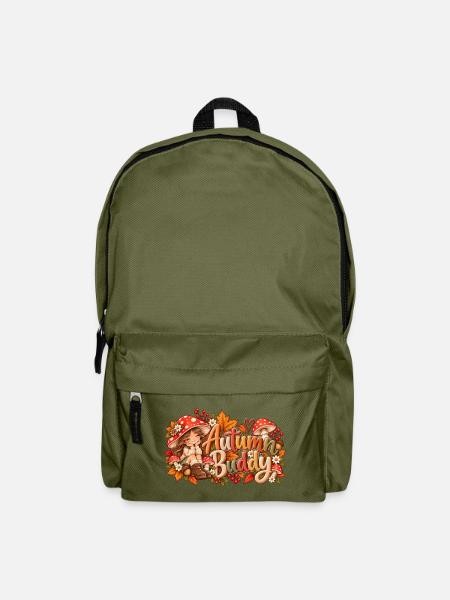 Autumn Buddy: Herbstfreunde - Rucksack - Olivgrün
